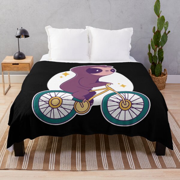 Item preview, Cute sloth rides a bicycle designed and sold by DerSenat.