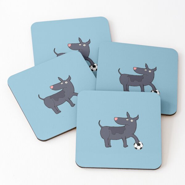 Item preview, Funny dog with soccer ball designed and sold by ijdesigns.