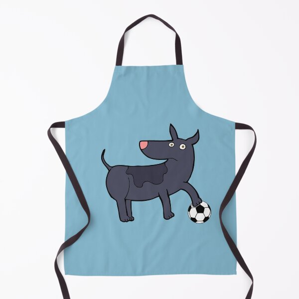 Item preview, Funny dog with soccer ball designed and sold by ijdesigns.