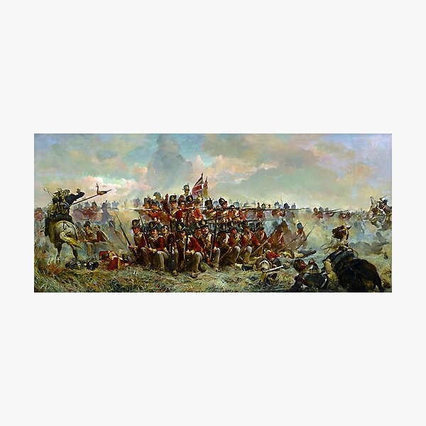 The 28th Regiment at Quatre Bras, 1875 by Elizabeth Thompson Photographic Print
