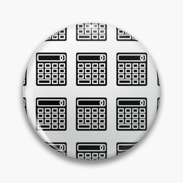 Item preview, Calculators (Black Pattern) designed and sold by PSheekey.