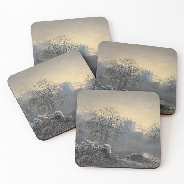 Item preview, Spooky Gothic castle vintage painting designed and sold by Vintage Designs +.