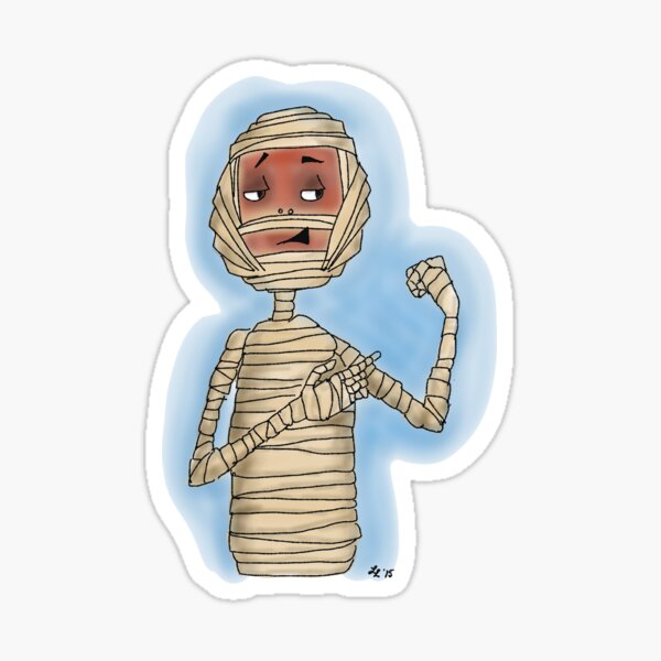 Mr Mummific's Son Sticker