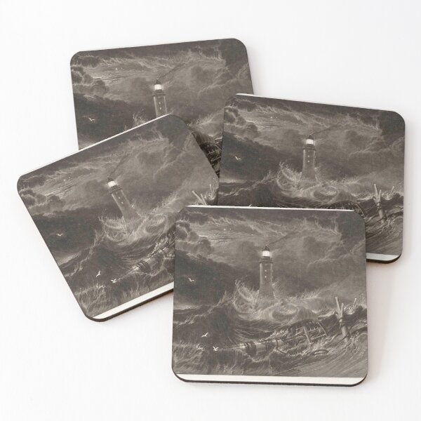 Item preview,  The Eddystone Lighthouse - After Joseph Mallord William Turner designed and sold by Vintage Designs +.