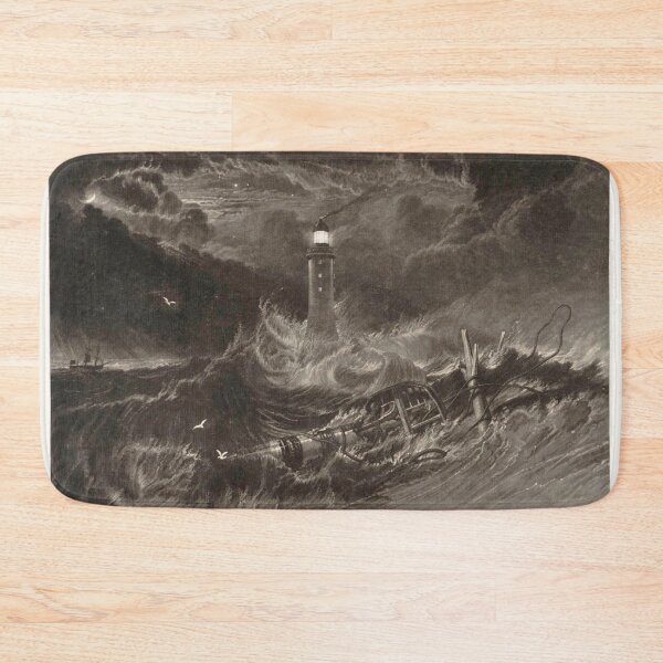 Item preview,  The Eddystone Lighthouse - After Joseph Mallord William Turner designed and sold by Vintage Designs +.