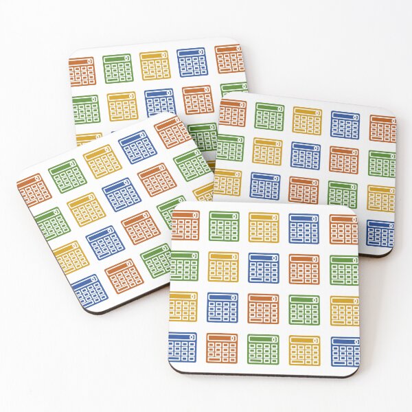 Item preview, Calculators (Coloured Pattern) designed and sold by PSheekey.