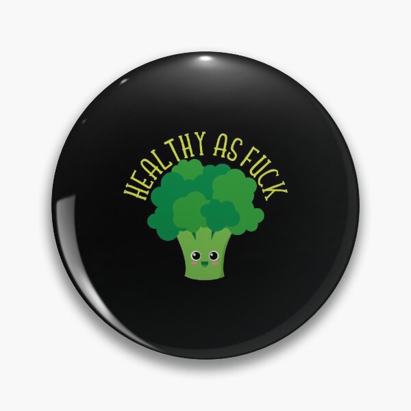 Item preview, Healthy As Fuck Funny Vegetarians Broccoli designed and sold by urlanne.