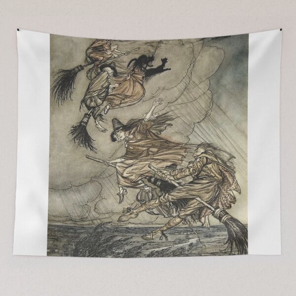 Item preview, Vintage Witch Illustration by Authur Rackham  designed and sold by Bellathewilde.