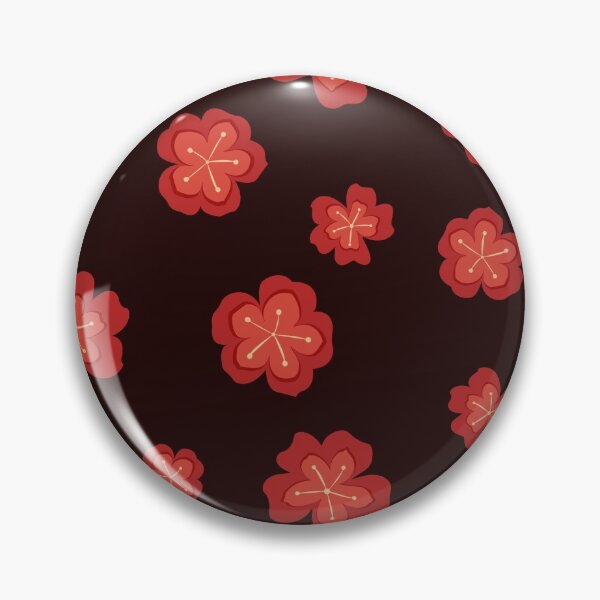 Item preview, Hu Tao Genshin Plum blossoms Pattern designed and sold by Ley-yanna.