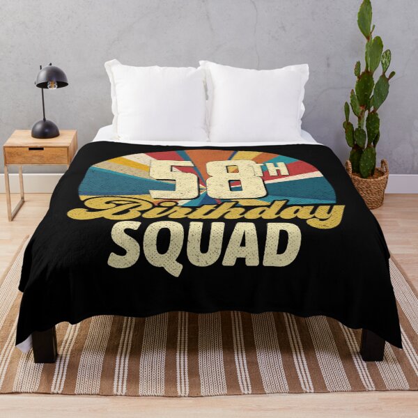 Item preview, Retro Vintage Style 1961 58th Birthday Squad 58 Years Old designed and sold by DavidWGreg.