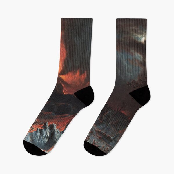 Item preview, Mount Vesuvius at Midnight - Albert Bierstadt  designed and sold by Vintage Designs +.