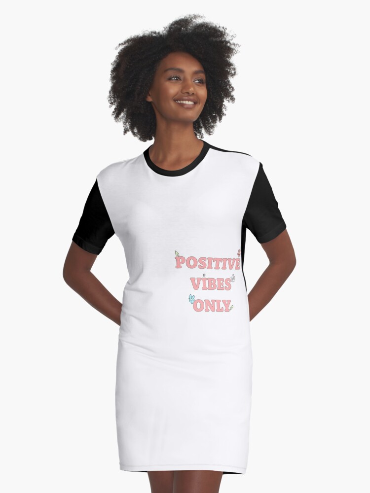 Good vibes 2025 only shirt dress