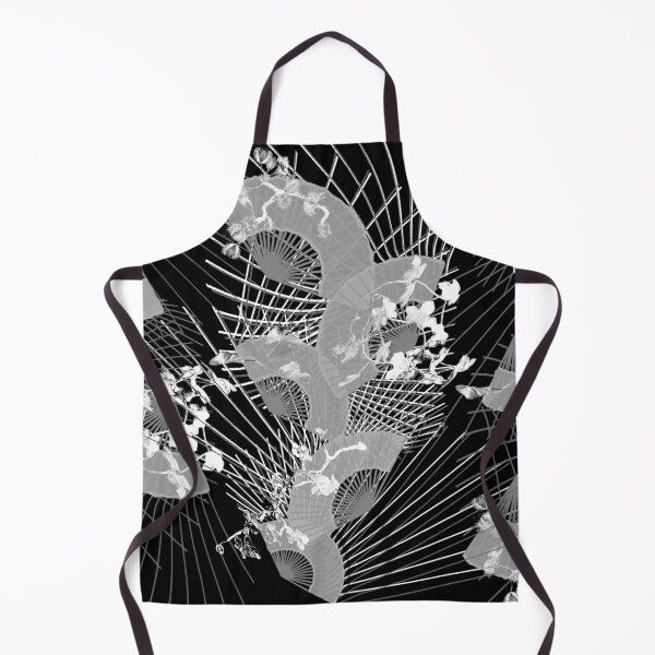 Item preview, fan dance , white, black, asia, spain designed and sold by Maria Mihailova.