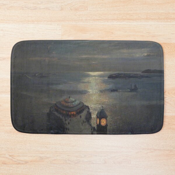 Item preview,  Plymouth Sound by Moonlight and Searchlight = Albert Julius Olsson designed and sold by Vintage Designs +.