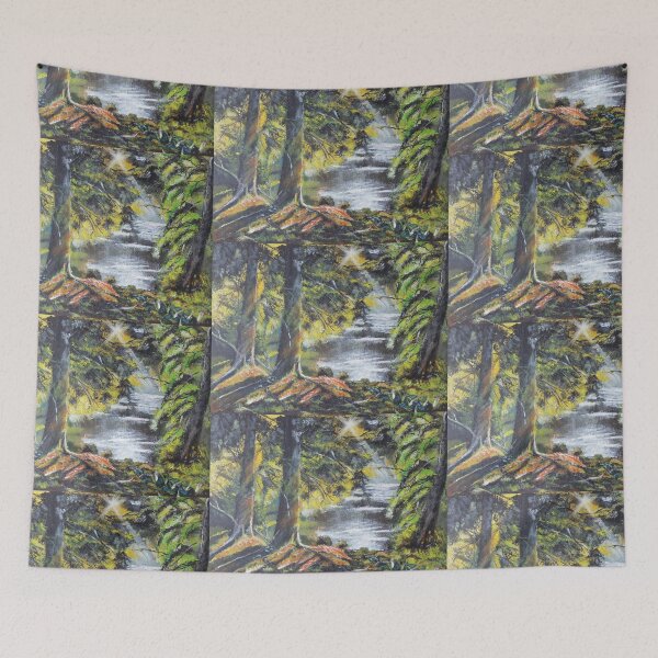 Item preview, THE BRIGHT FOREST designed and sold by PINKI MEENA.
