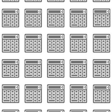 Artwork thumbnail, Calculators (Grey Pattern) by PSheekey
