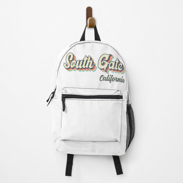 Item preview, South Gate City California Retro Vintage 70s rainbow designed and sold by Teelogic.