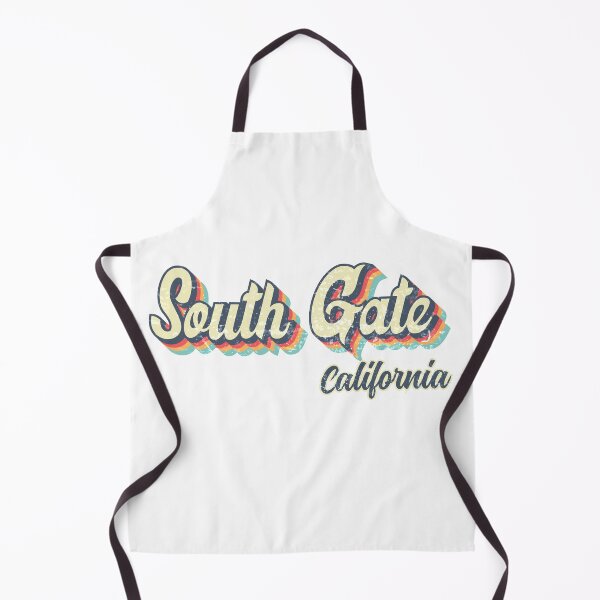 Item preview, South Gate City California Retro Vintage 70s rainbow designed and sold by Teelogic.