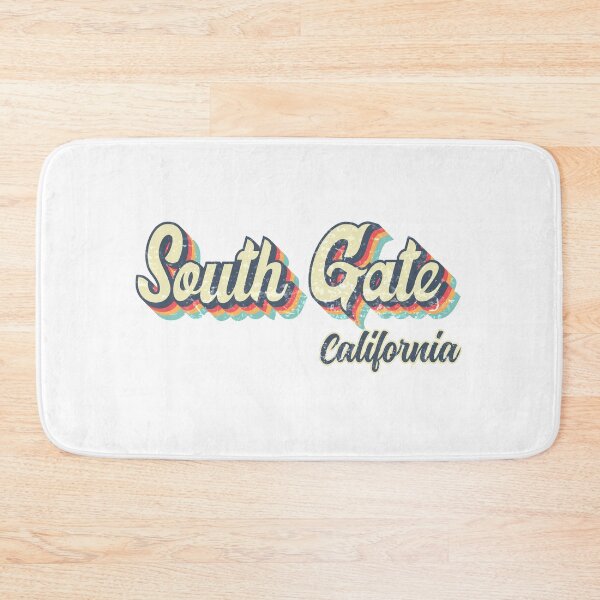 Item preview, South Gate City California Retro Vintage 70s rainbow designed and sold by Teelogic.