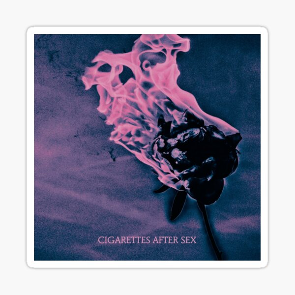 Cigarettes After Sex Aesthetic Sticker For Sale By Allegrocreative Redbubble 7960