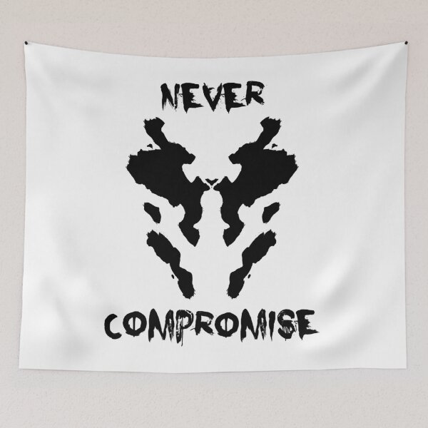 Item preview, Day Gift Never Compromise Rorschach Watchmen Christmas Holiday designed and sold by SidShields.