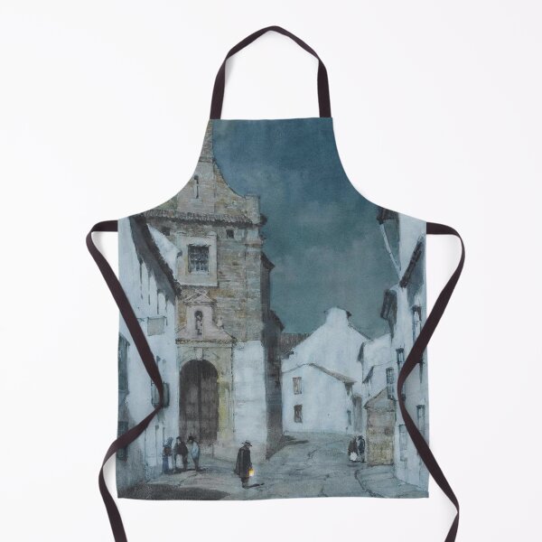 Item preview, An Evening Street Scene Spain - Albert Moulton Foweraker designed and sold by Vintage Designs +.