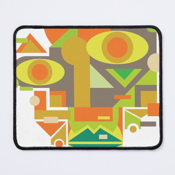 Face Cubism 4 Mouse Pad