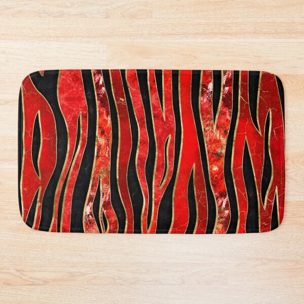 Item preview, Tiger Print - Red Marbles designed and sold by k9printart.