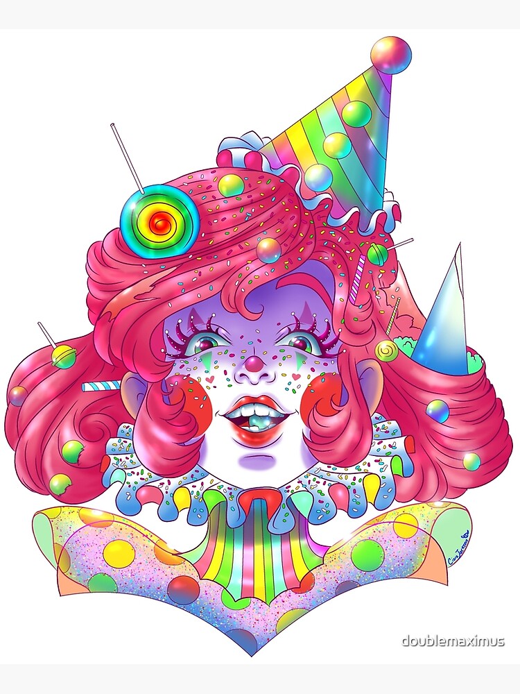 "Candy the Clown" Poster for Sale by doublemaximus | Redbubble