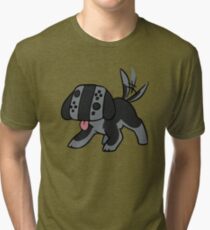 Nintendo Switch Controller Dog Tri-blend T-Shirt