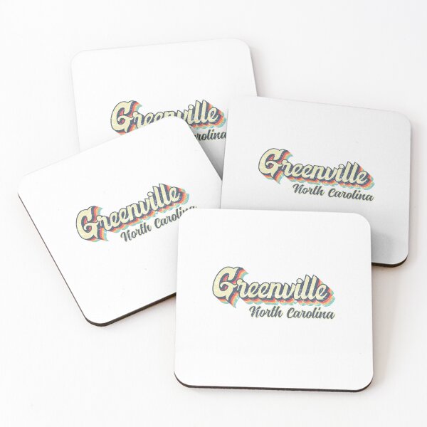 Item preview, Greenville City North Carolina Retro Vintage 70s rainbow designed and sold by Teelogic.