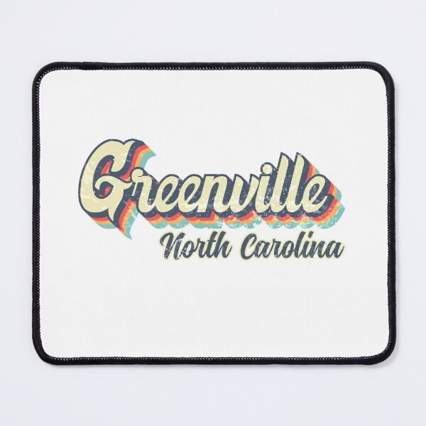 Item preview, Greenville City North Carolina Retro Vintage 70s rainbow designed and sold by Teelogic.