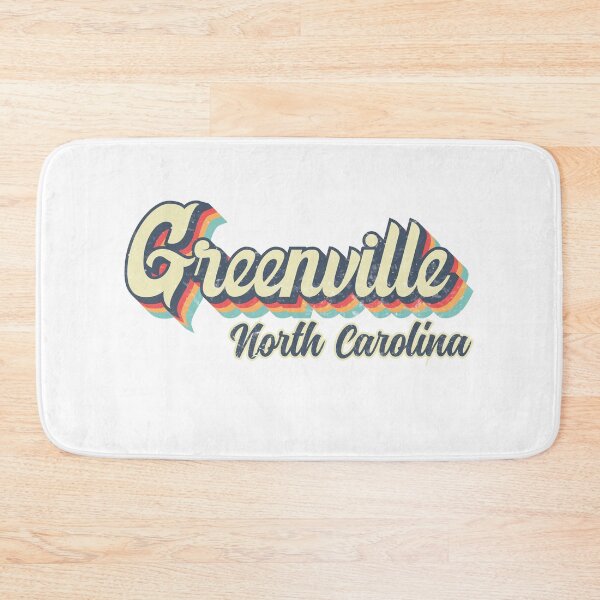 Item preview, Greenville City North Carolina Retro Vintage 70s rainbow designed and sold by Teelogic.