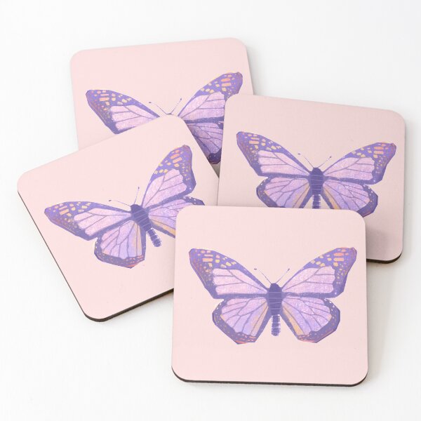 Item preview, Purple Butterly Sticker designed and sold by ColorsHappiness.