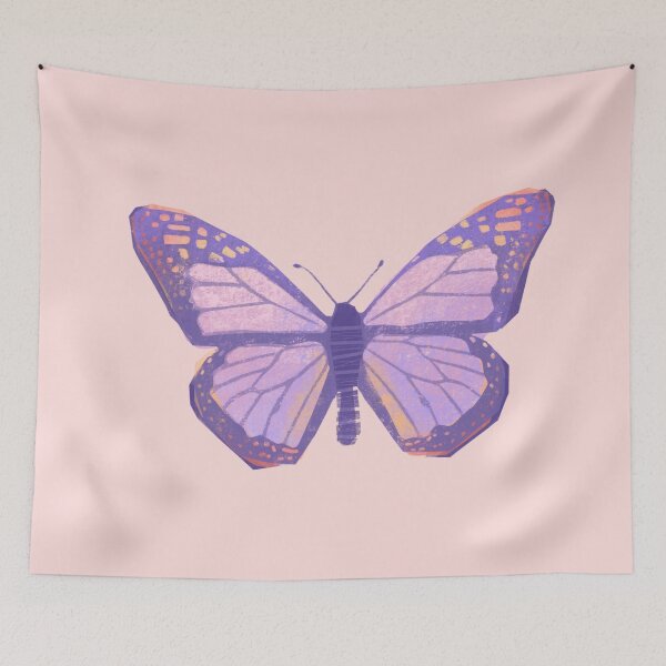 Item preview, Purple Butterly Sticker designed and sold by ColorsHappiness.