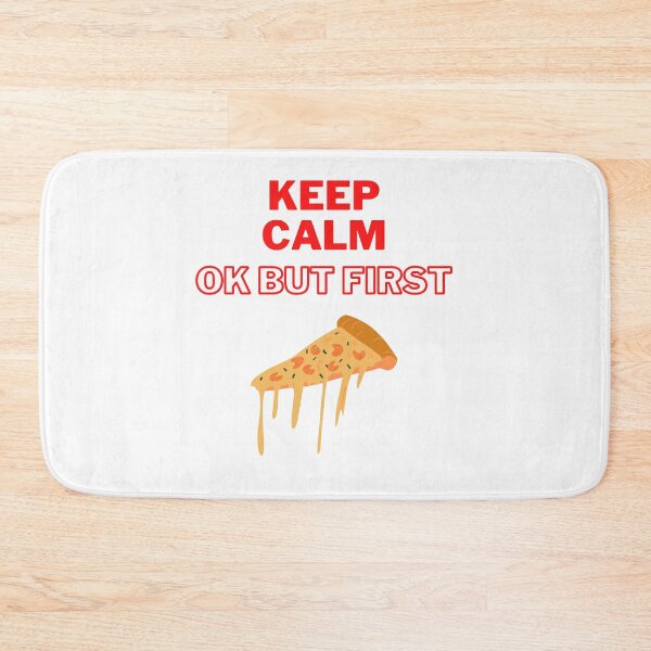 Item preview, Keep Calm Ok But First Pizza | Keep Calm designed and sold by D-Shirt-More.