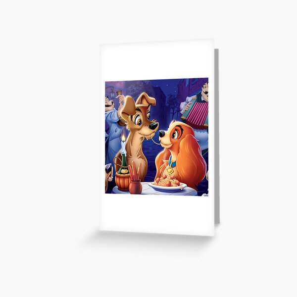 UK Greetings Disney Valentines Day Card For Him/Her With Envelope - Lady &  The Tramp Design