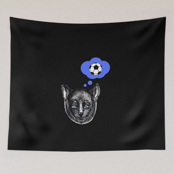 Item preview, Cute puppy thinking about soccer designed and sold by ijdesigns.