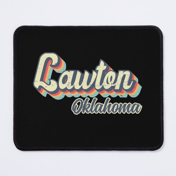 Item preview, Lawton City Oklahoma Retro Vintage 70s rainbow designed and sold by Teelogic.