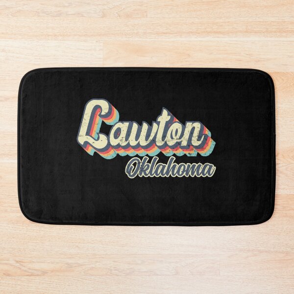 Item preview, Lawton City Oklahoma Retro Vintage 70s rainbow designed and sold by Teelogic.