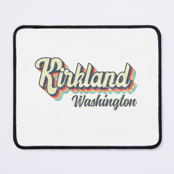 Item preview, Kirkland City Washington Retro Vintage 70s rainbow designed and sold by Teelogic.