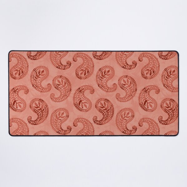 Item preview, Textured Paisley - Coral designed and sold by Olooriel.