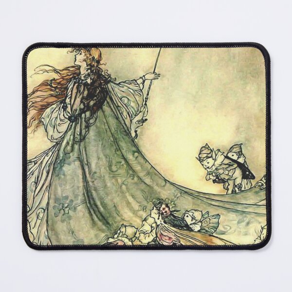 Item preview, Fairy Queen Vintage Illustration by Authur Rackham designed and sold by Bellathewilde.