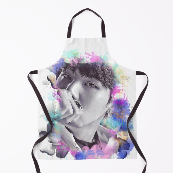 Item preview, BTS Suga Min Yoongi colorful art  designed and sold by Lajibolalaa.