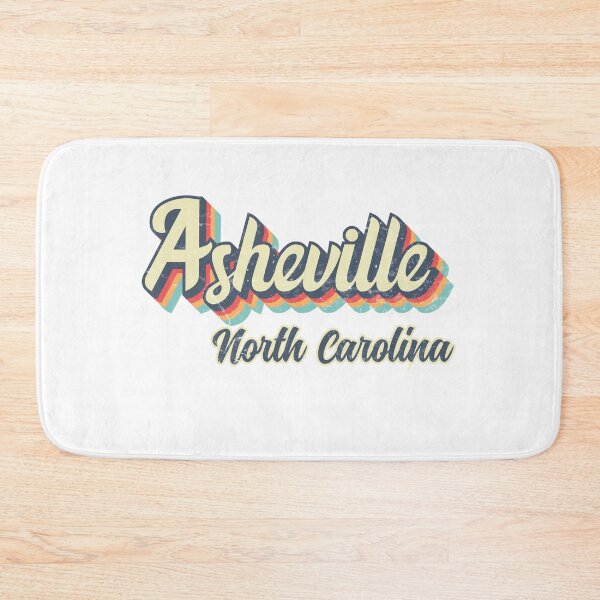 Item preview, Asheville City North Carolina Retro Vintage 70s rainbow designed and sold by Teelogic.