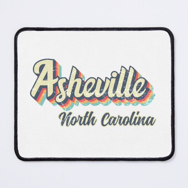 Item preview, Asheville City North Carolina Retro Vintage 70s rainbow designed and sold by Teelogic.