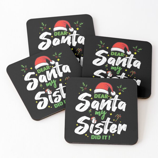 Item preview, Dear Santa My Sister Did It Family Matching Funny Christmas  designed and sold by Billerrono45.