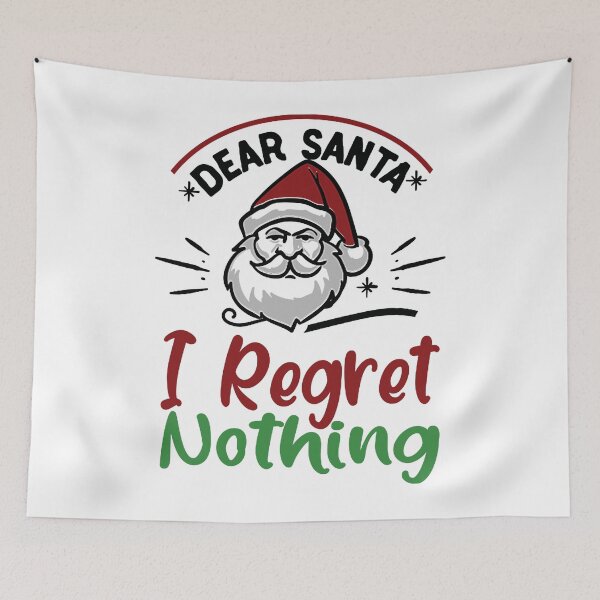 Item preview, I regret nothing xmas funny gift  designed and sold by Billerrono45.
