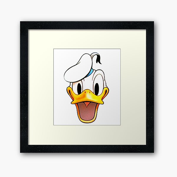 DONALD DUCK Gerahmter Kunstdruck