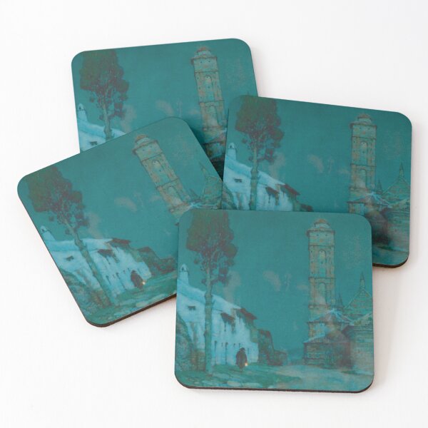 Item preview, Moonlight at Santa Maria Antequera - Albert Moulton Foweraker designed and sold by Vintage Designs +.